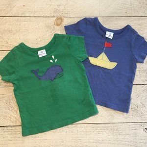Hanna Andersson whale and sailboat t-shirt